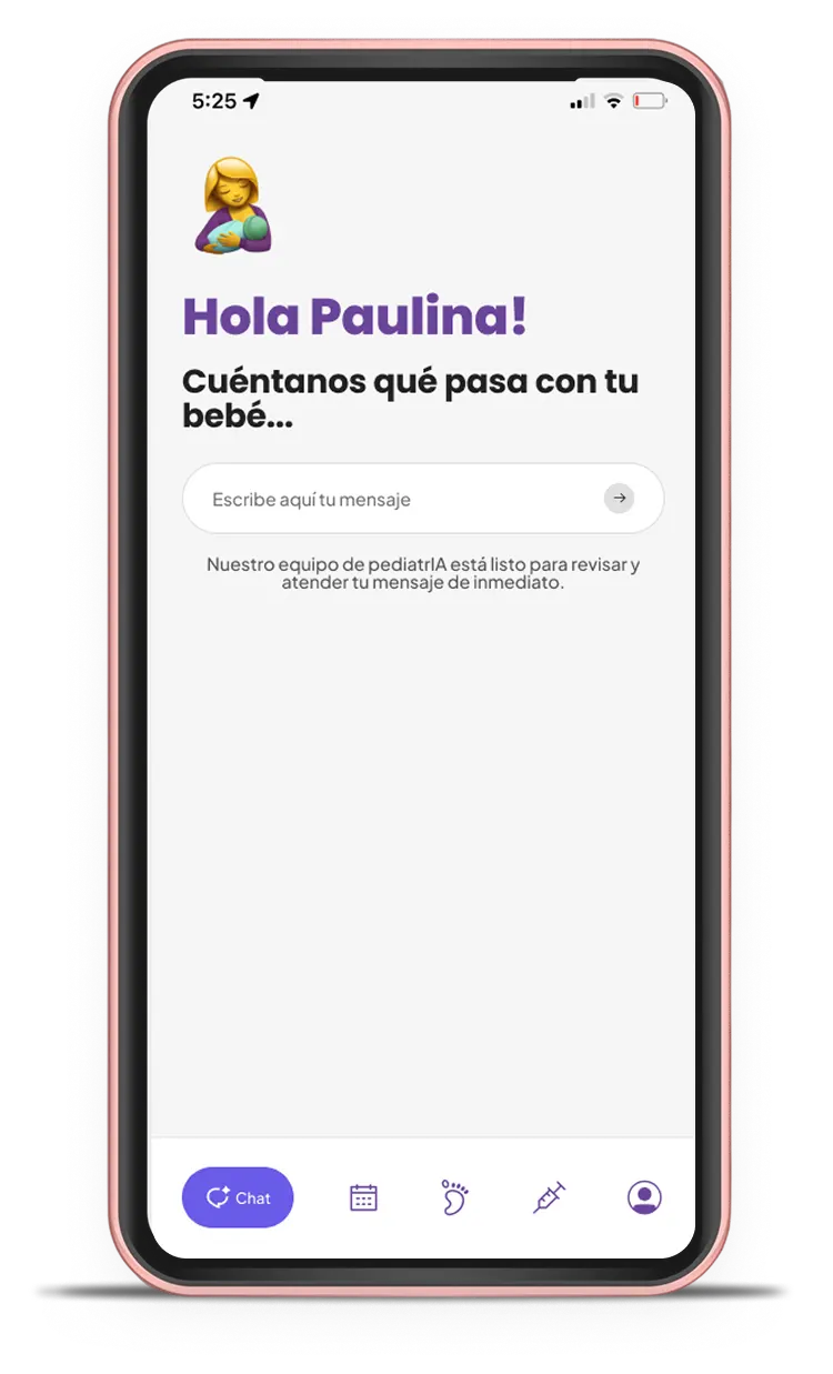 Chat de bbconmigo en un celular