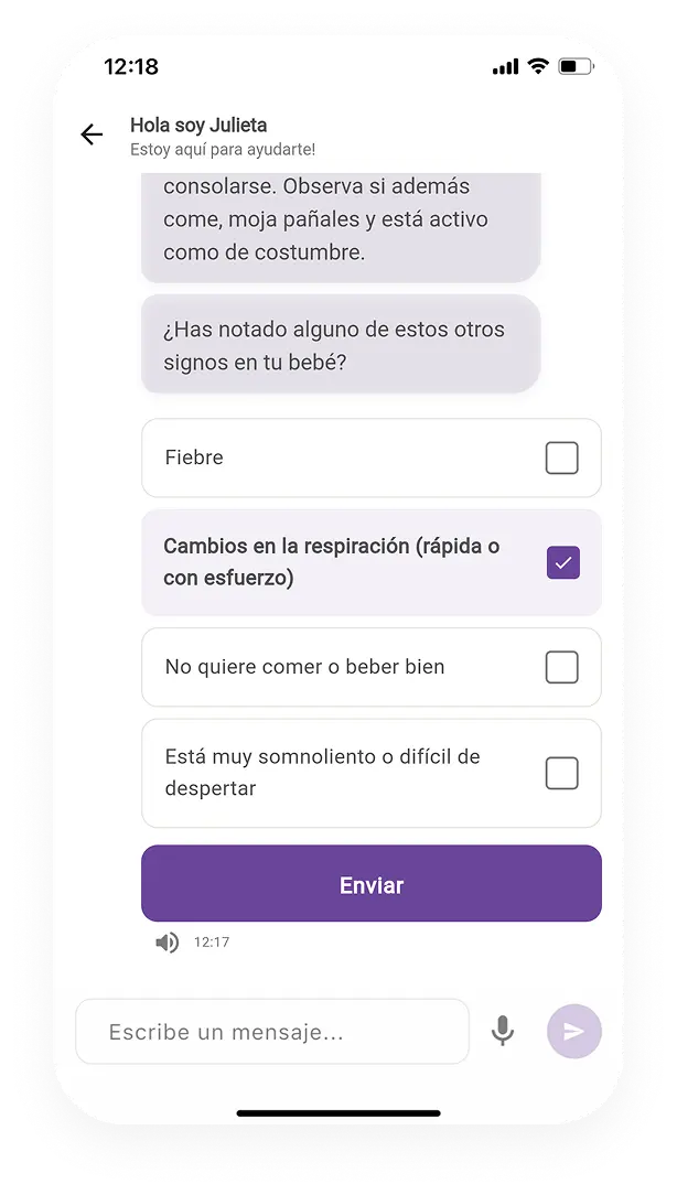 Chat de bbconmigo siempre disponible